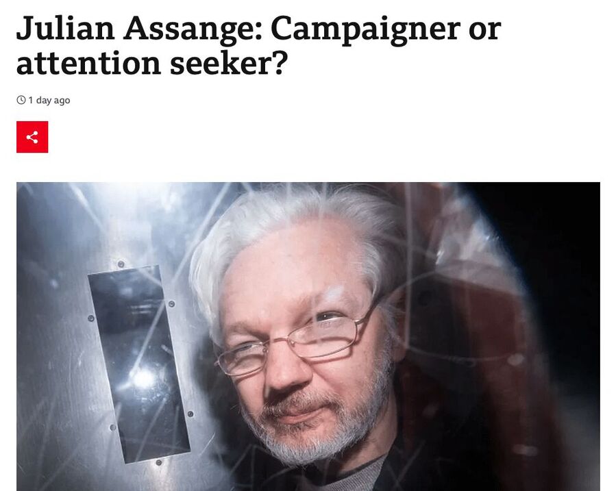 BBC smear assange character assassination propaganda