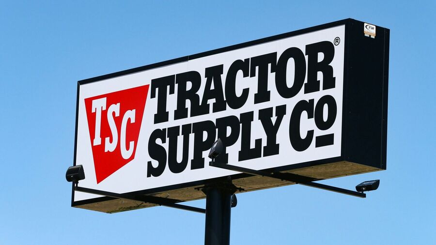 tractor supply company sign farm products