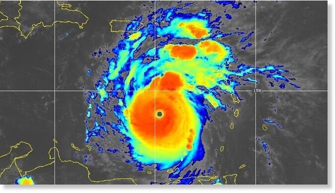 Hurricane Beryl on July 1, 2024.