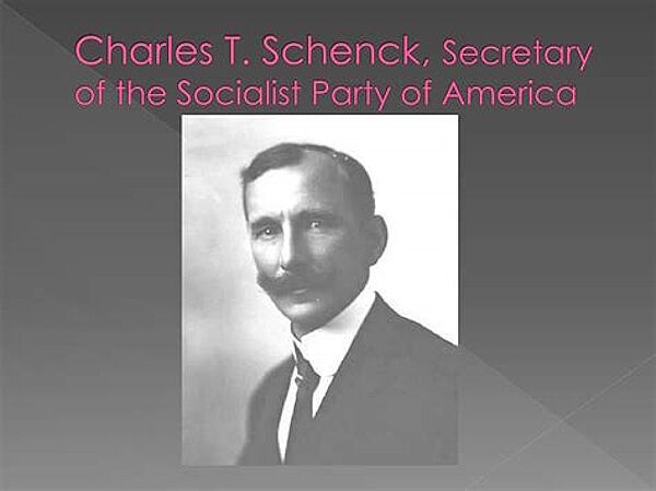 charles schenck charged espionage act