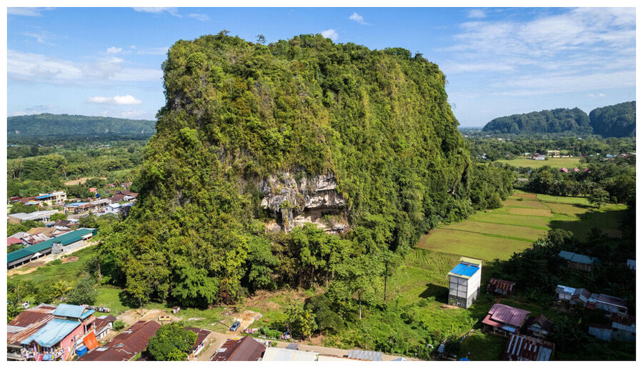 Aerial Photo Karampuang Hill.