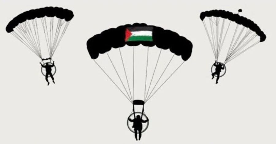 hamas parachute invasion israel