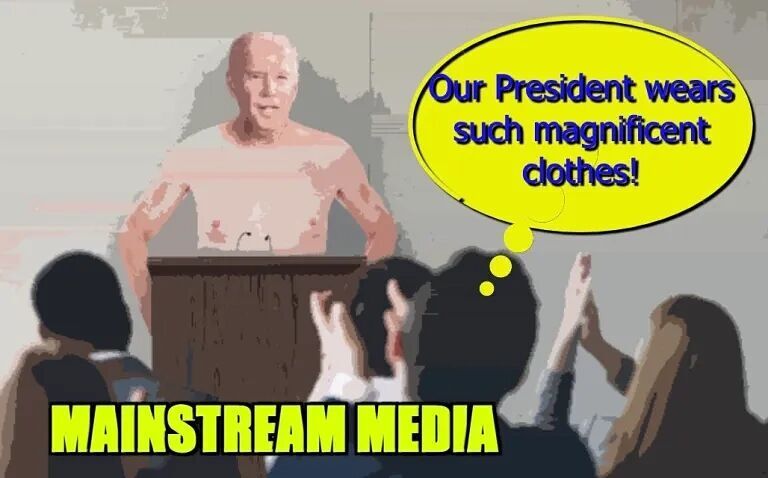 biden demetia emperor new clothes media