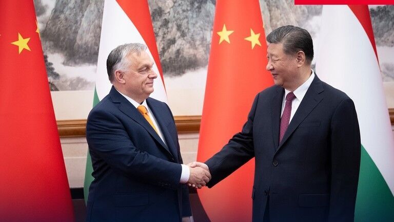 Victor Orban and Xi Jinping