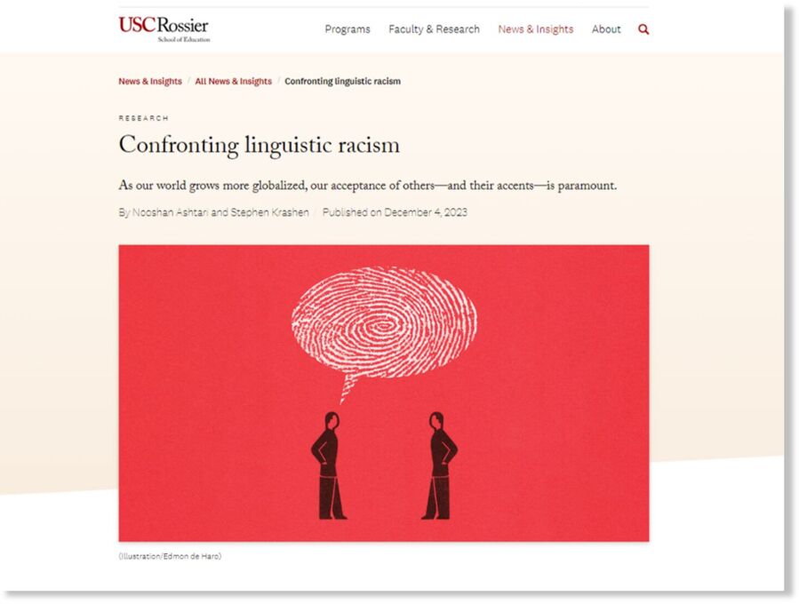 linguistic racism