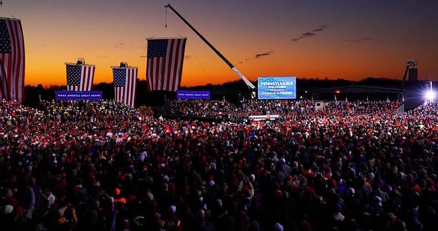 trump rally butler PA 2020 campaign