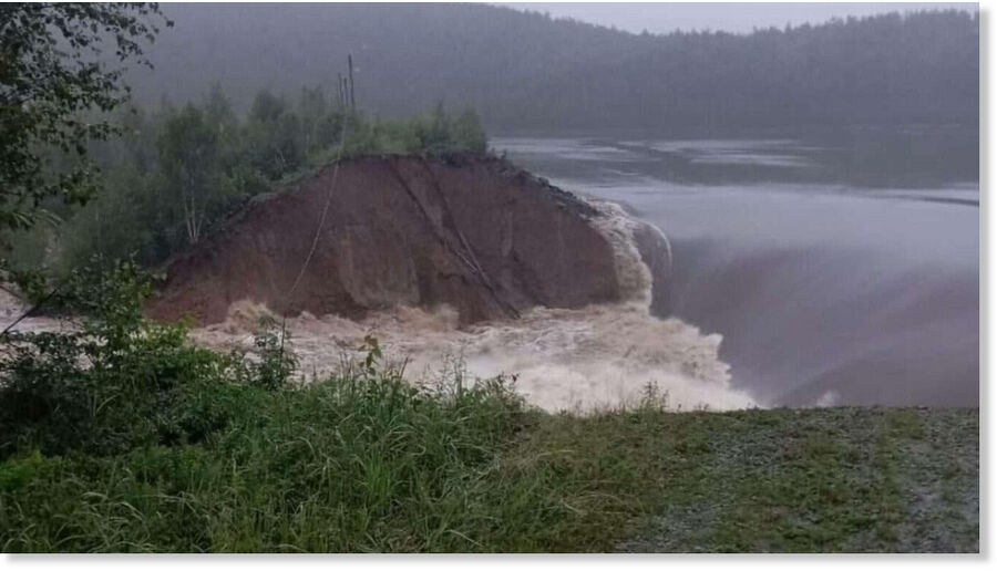 The dam collapse in the Chelyabinsk region.