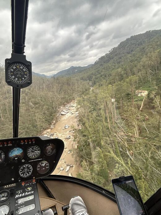 helicopter hurricane rescue arrest