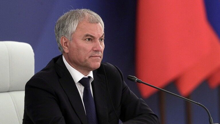 Russian State Duma Chairman Vyacheslav Volodin.