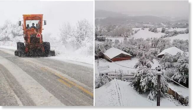 Temperatures have plummeted, and many cities have been covered in white