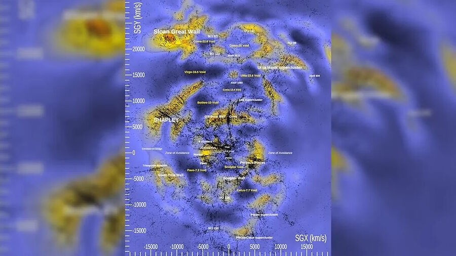 map milky way place universe