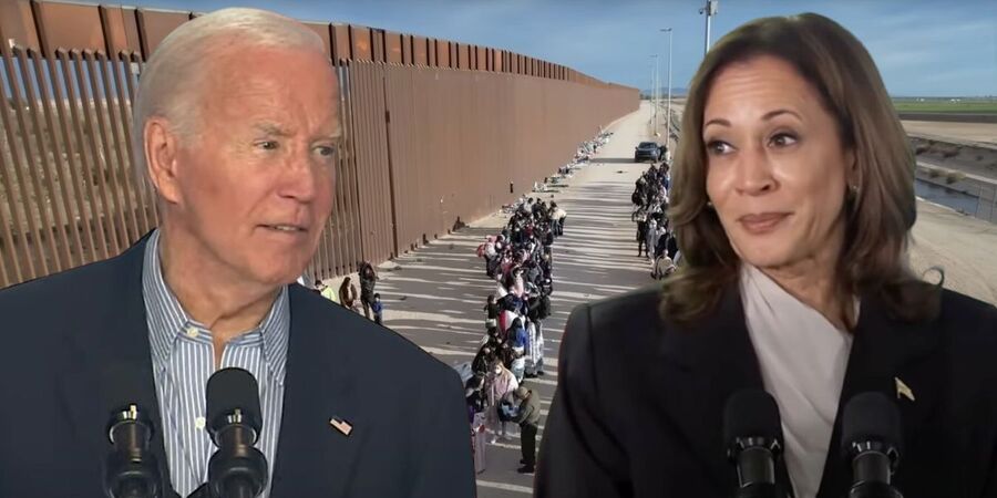 biden harris border wall illegal immigration