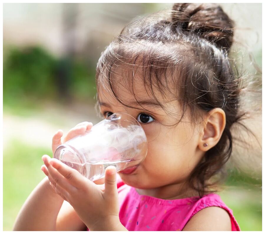 Child Drinking Water