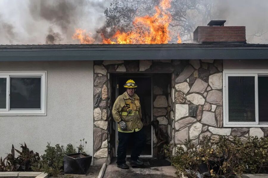 mountain fire southern california