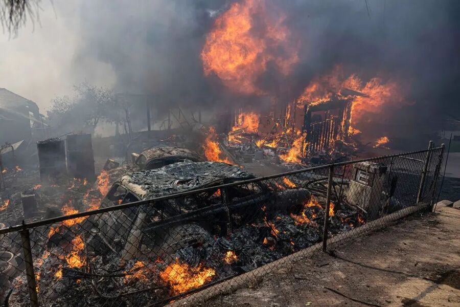 mountain fire southern california