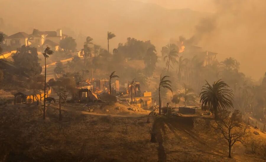 mountain fire southern california smoke air quality