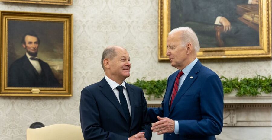 Olaf Scholz Joe Biden