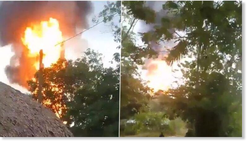 Volcano Erupts in Colombia