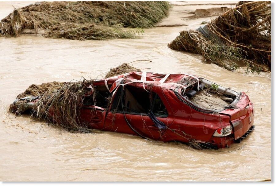 70 litres per sqm fell in just a few minutes in Almería province on Monday.