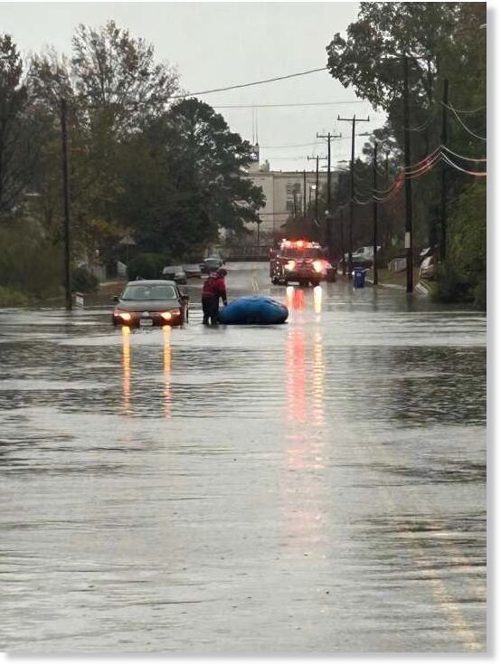 Buxton Ave flooding