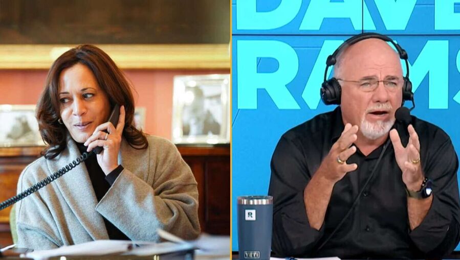 kamala harris dave ramsey financial advice satire