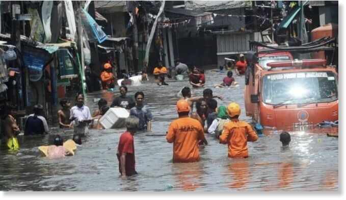 The standing water, which has been going on for five consecutive days, shows a trend that is increasingly widespread and is causing concern among local residents.