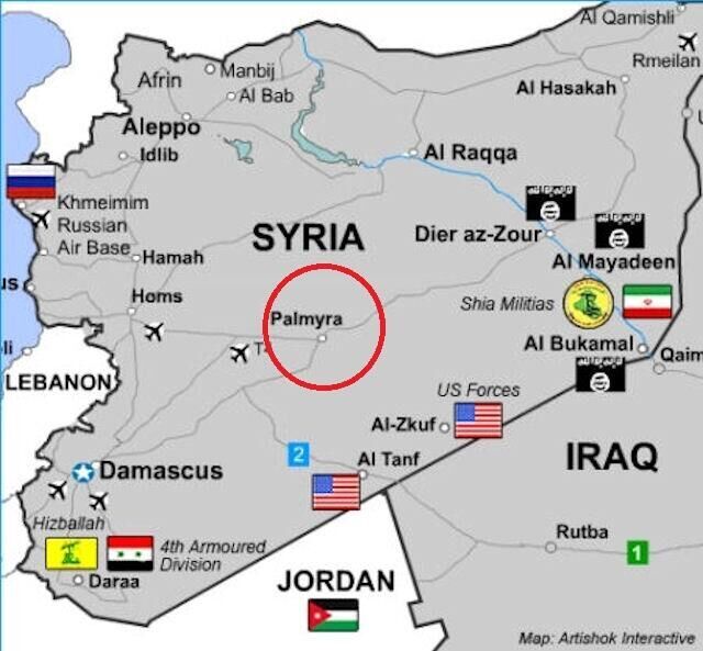 palmyra syria map