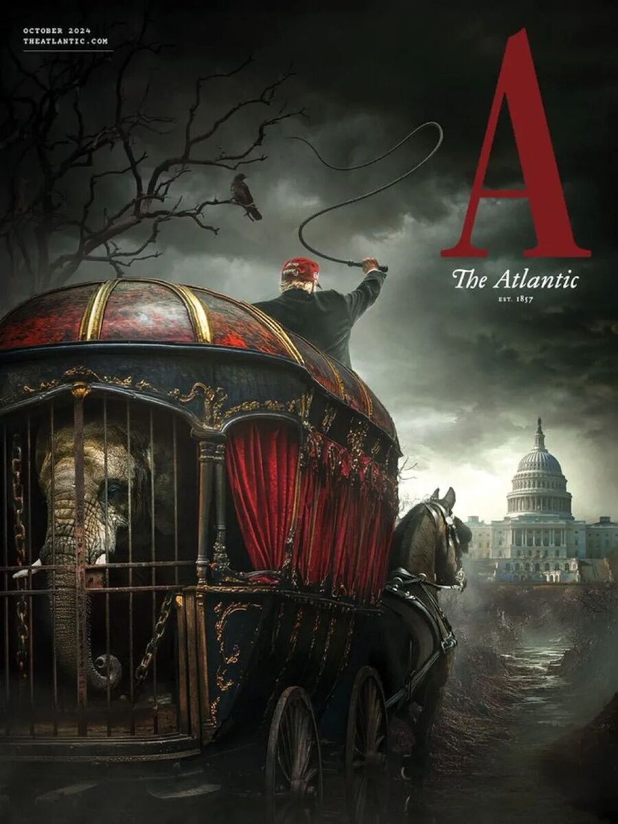 atlantic magazine cover trump circus