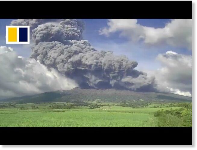 Mount Kanlaon Volcano Eruption Sends Villagers Fleeing For Safety As ...