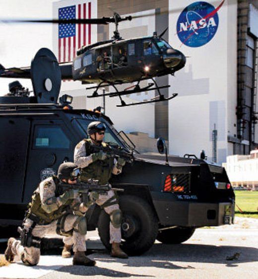 Why does NASA need a SWAT team? To steal moon dust from retirees