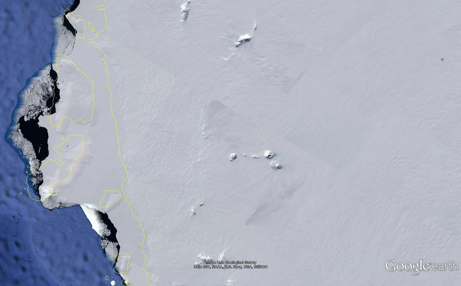 Volcano discovered smoldering under a kilometer of ice in West ...