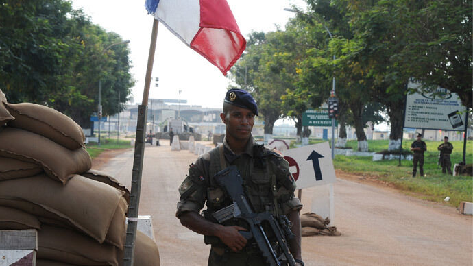 french soldier africa